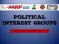 Review Interest Groups What is one thing you can do as an individual to effect the government? Run for office, petition.