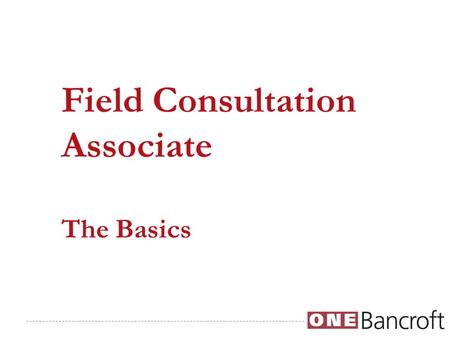 Field Consultation Associate The Basics. To provide opportunities to children and adults with diverse challenges to maximize their potential. Our Core.