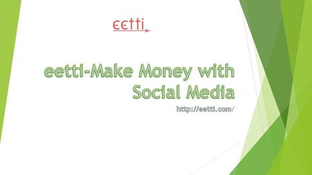 eetti - For business companies Our marketing platform has handpicked marketers to promote any brands.It isapplicable to any domains such as movies, political.