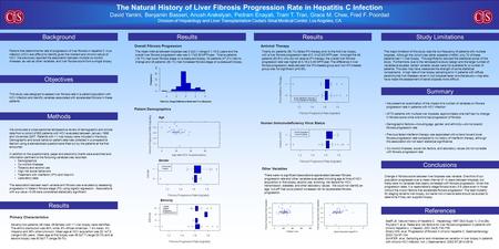 The Natural History of Liver Fibrosis Progression Rate in Hepatitis C Infection David Yamini, Benjamin Basseri, Anush Arakelyan, Pedram Enayati, Tram T.