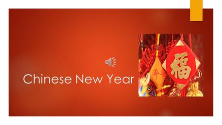 Chinese New Year The history of Chinese New Year.  Chinese New year is an important Chinese festival that is also known as the Spring Festival. Chinese.