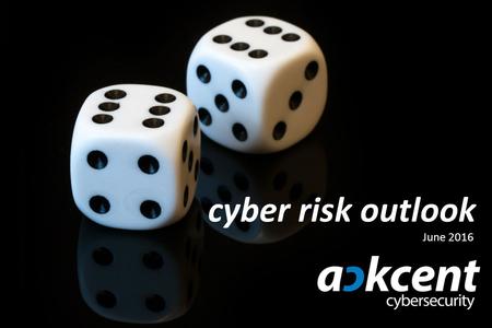 EIC – Jornada ciberatacs cyber risk outlook June 2016.