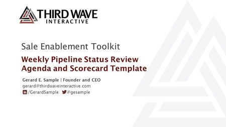 Sale Enablement Toolkit