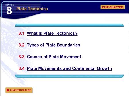 8 Plate Tectonics 8.1 What Is Plate Tectonics?