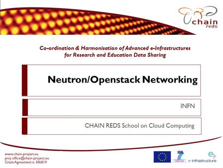Co-ordination & Harmonisation of Advanced e-Infrastructures for Research and Education Data Sharing  Grant.