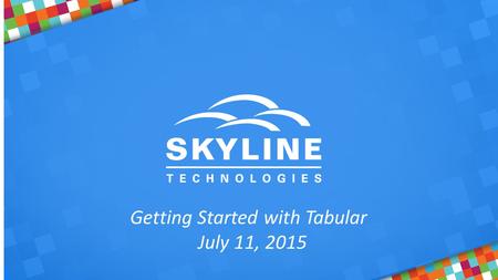 Getting Started with Tabular July 11, 2015. Phillip Labry  Sr. BI Engineer  IT development for over 25 years  Developer, DBA, Business Intelligence.