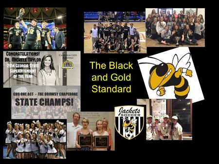The Black and Gold Standard. Developing Champion Leaders.