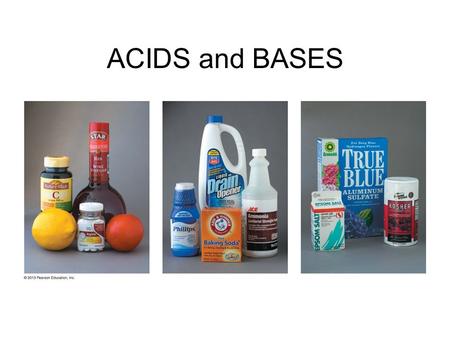 ACIDS and BASES. DEFINITIONS of Acids and Bases: Arrhenius Theory Acid: A molecular substance that ionizes in aqueous solution to form hydrogen ions (H.