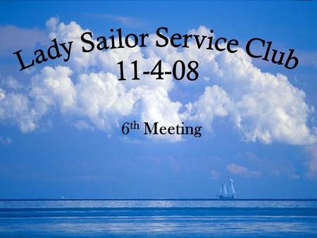 6 th Meeting. Welcome! Minutes, Treasurer Report Message from Dr. Crihfield KIVA update Outstanding Member for October Car Wash Grey Hound Project Holiday.