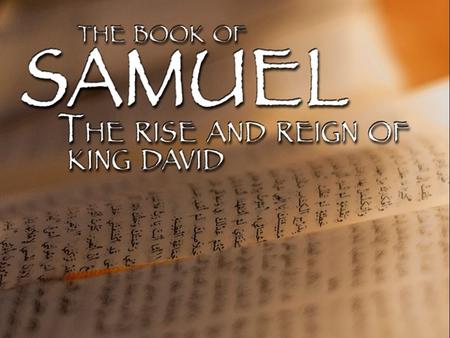 The King of Israel We trust others’ wisdom over God’s wisdom The King of Israel.