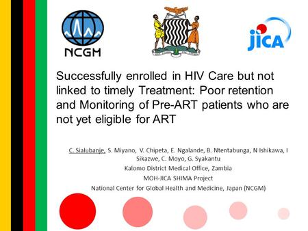 Successfully enrolled in HIV Care but not linked to timely Treatment: Poor retention and Monitoring of Pre-ART patients who are not yet eligible for ART.