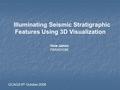 GCAGS 6 th October 2008 Illuminating Seismic Stratigraphic Features Using 3D Visualization Huw James PARADIGM.