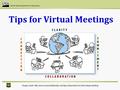 United States Department of Agriculture Image credit:  Tips for Virtual Meetings.