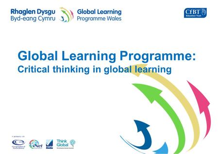 In partnership with Global Learning Programme: Critical thinking in global learning.