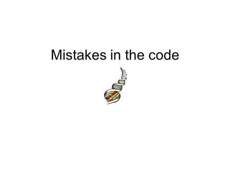 Mistakes in the code. Review: What does DNA look like? How is DNA for a new cell made? How does DNA instruct the cell to make proteins? What determines.