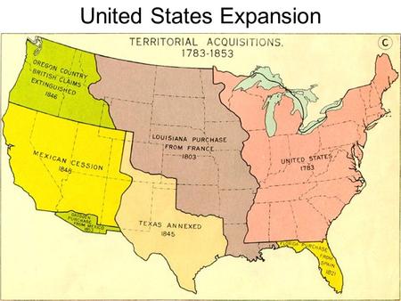 United States Expansion. Another View of Expansion.