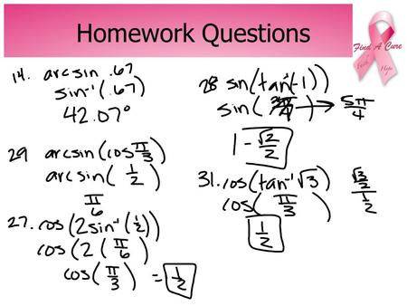 Homework Questions. LOGS Warm-up Evaluating Logs.