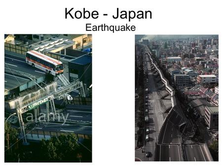 Kobe - Japan Earthquake. History Background 17 th January 1995 5.46 am local time 7.2 magnitude on the Richter scale Lasted 20 seconds Philippine plate.