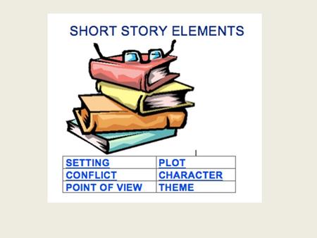Short Story Elements SETTING -- The time and location in which a story takes place is called the setting. For some stories the setting is very important,