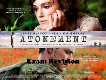 Exam Revision. Main Characters Who is the protagonist of the film? Which other characters play a significant part in the film? How is the story told?