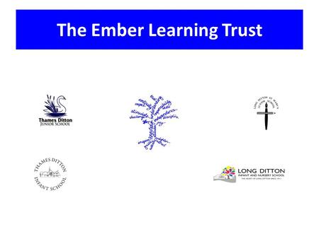 The Ember Learning Trust. Context Change in the whole structure of the educational environment We have a strong local relationship and started to explore.