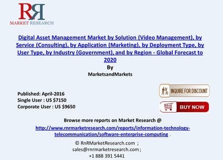 Digital Asset Management Market: APAC Region is Growing at a Highest Rate
