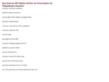 Buy zovirax tablets online uk