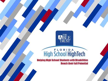 Helping High School Students with Disabilities Reach their full Potential.
