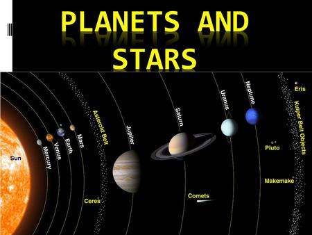 Planets and Stars.