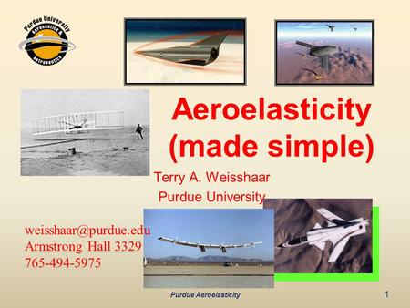 Aeroelasticity (made simple)