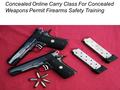 Concealed Online Carry Class For Concealed Weapons Permit Firearms Safety Training.