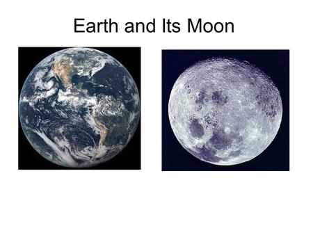 Earth and Its Moon. Movement of the Earth in Space A.The Earth’s Rotation: the turning of the Earth on it’s axis. * axis – the imaginary line from the.