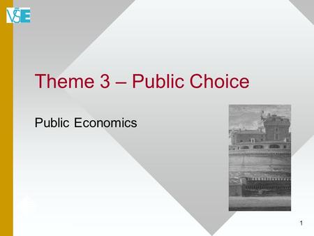 1 Theme 3 – Public Choice Public Economics. 2 Political Economy Defined Political Economy is the application of economic principles to the analysis of.