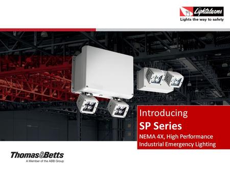 Introducing SP Series NEMA 4X, High Performance Industrial Emergency Lighting.