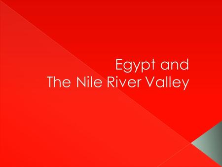  The Nile River flows northward 4,200 miles from the highlands of east-central Africa to the Mediterranean Sea › Longest river in the world › Egypt’s.