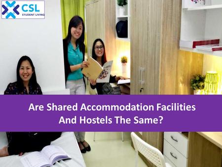 Are Shared Accommodation Facilities And Hostels The Same?