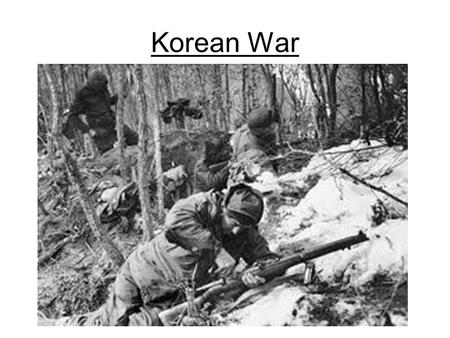 Korean War. I. Origins After WWII, a civil war broke out in China. Nationalists vs. Communists Led by Mao Zedong U.S. sent 2 billion in aid to the nationalists.