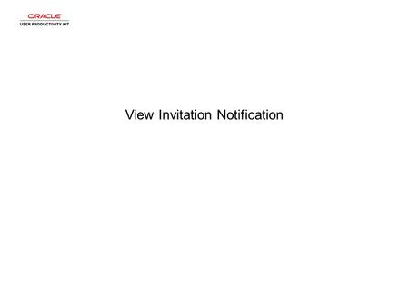 View Invitation Notification. In this Course you learn how to access your open invitations from City of Chicago's iSupplier portal. You will only get.