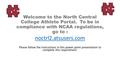 Welcome to the North Central College Athlete Portal
