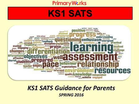 KS1 SATS KS1 SATS Guidance for Parents SPRING 2016.