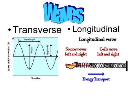 Waves Transverse Longitudinal.