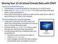 Sharing Your 15-16 School Climate Data with STAFF Directions for PowerPoint users: The following is a sample template for sharing your 15-16 DSCS results.