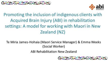 ABI Rehabilitation New Zealand