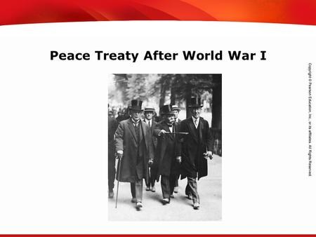 TEKS 8C: Calculate percent composition and empirical and molecular formulas. Peace Treaty After World War I.