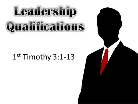 1 st Timothy 3:1-13. in the daily ministration appoint over this business (Act 6:1-4) And in those days, when the number of the disciples was multiplied,