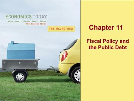 Copyright © 2005 Pearson Education Canada Inc.11-1 Chapter 11 Fiscal Policy and the Public Debt.