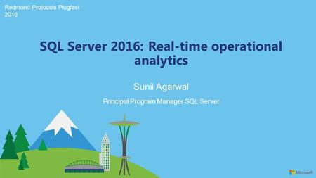 SQL Server 2016: Real-time operational analytics
