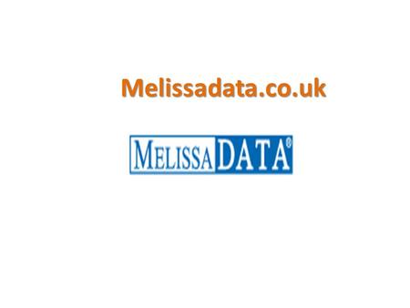 Melissadata.co.uk. Data Quality Solutions – Melissa Data.