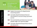 Learning Objectives © 2015 Cengage Learning. All Rights Reserved. LO3Explain the purpose of a departmental accounting system. LO4Journalize departmental.