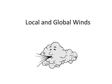 Local and Global Winds. Wind Wind is created by the unequal warming of the Earth (convection currents) Differences in atmospheric pressure cause the movement.